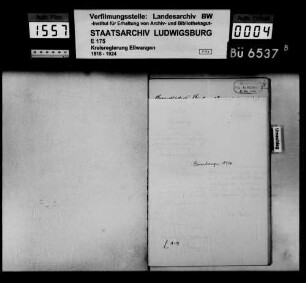 Obersekretäre in gehobener Stellung beim Oberamt Gaildorf