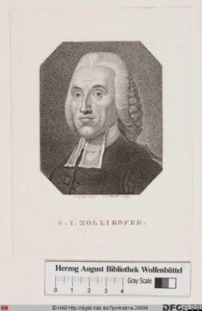 Bildnis Georg Joachim Zollikofer