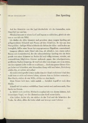 Der Sperling