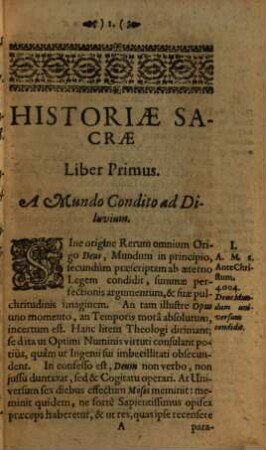 Antonii Le Grand Historia Sacra A Mundi Exordio Ad Constantini Magni Imperium Deducta
