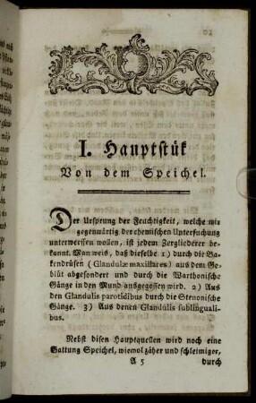 Von dem Speichel