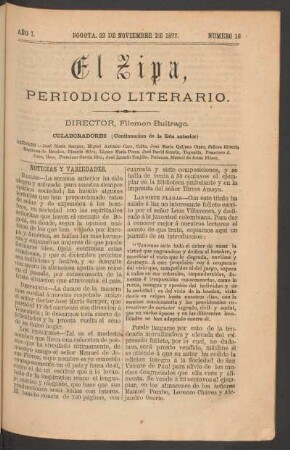1877,1,16: año 1, número 16 (22 de noviembre de 1877)