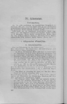 IV. Literatur.