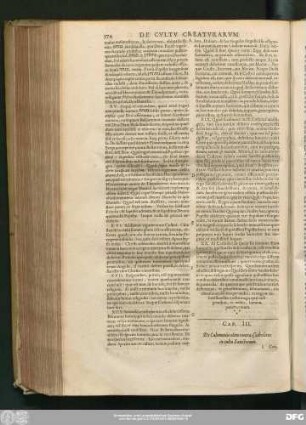 Cap. III. De Calumniis olim contra Catholicos in cultu Sanctorum.