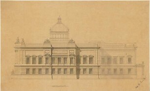 Hocheder, Karl; Straßburg (Frankreich); Landesausschussgebäude - Ansicht