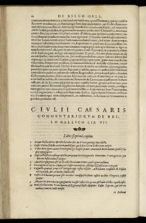 Libri septimi capita.
