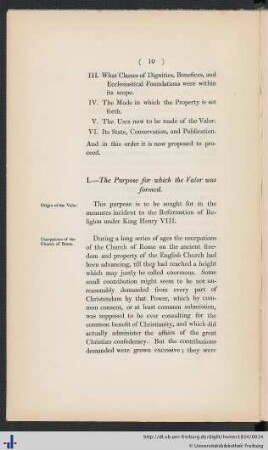 I. The Purpose for which the Valor was formed.