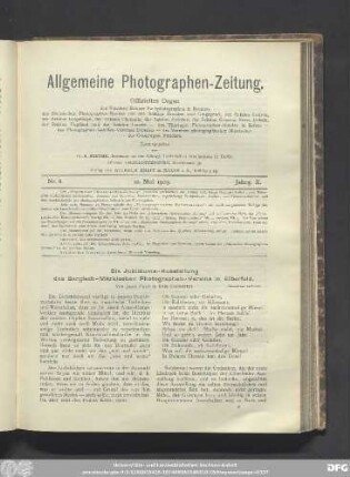Nr. 8. 22. Mai 1903. Jahrg. X.