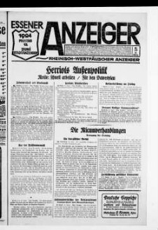 Essener Anzeiger. 1919-1940