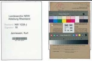 Entnazifizierung Kurt Jennewein , geb. 21.11.1920 (Polizist)