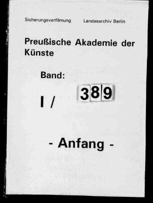 Persönliche Dokumente Schadows