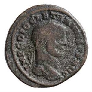 Münze, Follis, 296 - 297 n. Chr.