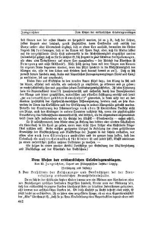 Vom Wesen der erdkundlichen Erlebnisgrundlagen : (Schluß)