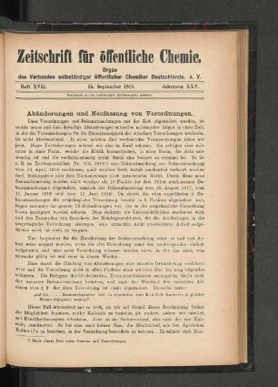 Heft XVII, Jahrgang XXV