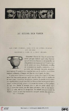 2. Pér. 13.1876: Du décor des vases, [1]