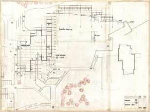 Schneider - Esleben, Paul; Erkrath - Hochdahl, Sedentaler Str. 110; Hochdahlhaus - Hochdahlhaus (Ansicht); Hochdahlhaus und Gartenanlage (Grundriss)