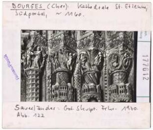 Bourges: Kathedrale Saint-Etienne, Südportal, Gewände, Kapitelle
