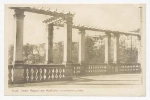 Kassel. Schöne Aussicht vom Preußischen Staatstheater gesehen