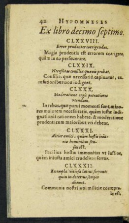 Ex libro decimo septimo.
