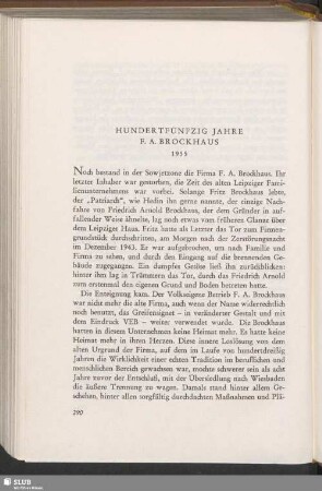 Hundertfünfzig Jahre F. A. Brockhaus : 1955