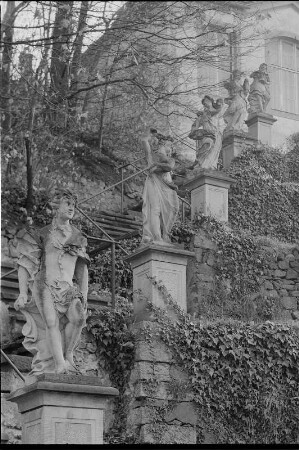 Allegorie der Monate: Februarius : Ansicht mit weiteren Figuren