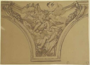 Gewölbezwickel mit Jupiter und Semele