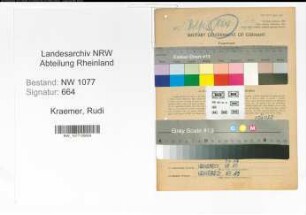Entnazifizierung Rudi Kraemer , geb. 01.05.1921 (Bahnpolizist)