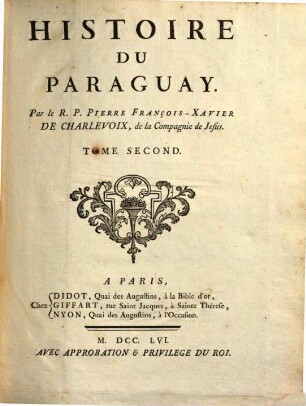 Histoire du Paraguay. 2