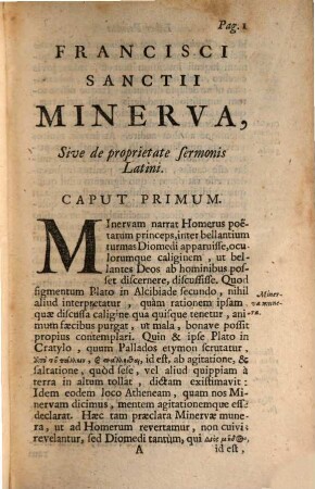 Minerva, sive de causis latinae linguae commentarius