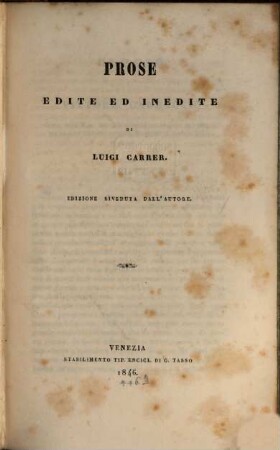 Prose edite de inedite