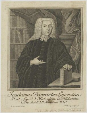 Bildnis des Joachimus Barwardus Lauenstein