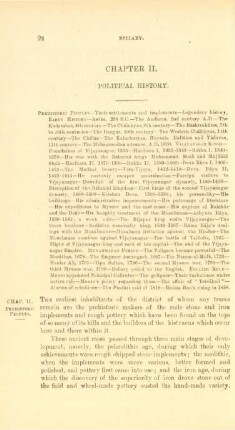 Chapter II. Political history