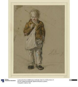 Bettelknabe mit Beutel