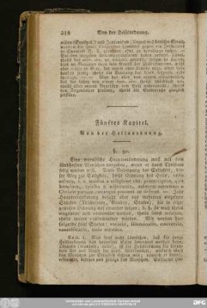 Fünftes Kapitel. Von der Heilsordnung.