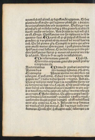 De resurrectione generali Cap. CI. - De societate mala Cap. CX.