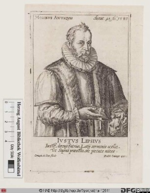 Bildnis Justus Lipsius (eig. Joest Lips)