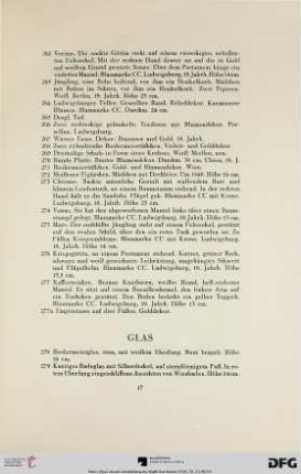 Glas (Nr. 278-294)