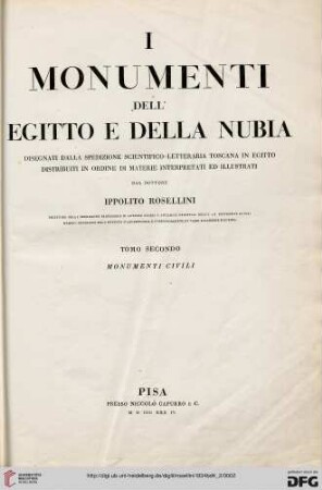 Band 4,2, Atlas: I monumenti dell'Egitto e della Nubia: Monumenti civili