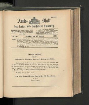 No. 194, 13. August 1916