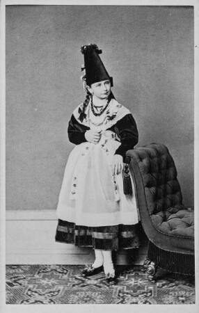 Prinzessin Mathilde von Sachsen als wendische Braut