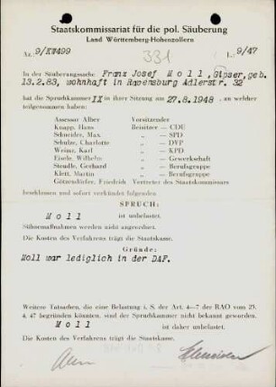 Moll, Franz Josef