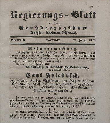 Nr. 2 : 19. Januar 1842