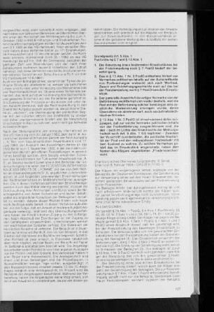 Grundgesetz Art. 5 Abs. 1 Postordnung § 7 und § 13 Abs. 1