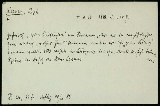 Werner, Chph
