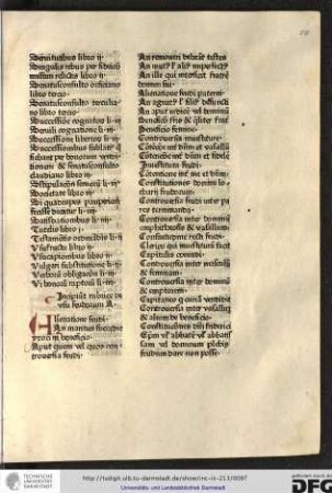 Incipiunt rubrice de usu feudorum, A.
