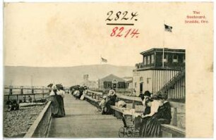 Seaside,Oregon. The Boulevard
