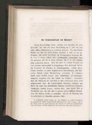 Der Brakteatenfund von Bünstorf