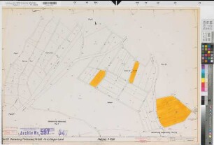 Wilgersdorf (Wilnsdorf), Zusammenlegung Wilgersdorf, Bl. 20 Zuteilungskarte Rudersdorf Flur 20