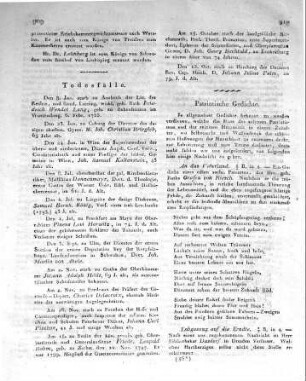 Patriotische Gedichte.