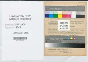 Entnazifizierung Otto Hochstein, geb. 11.10.1903 (Landwirt)